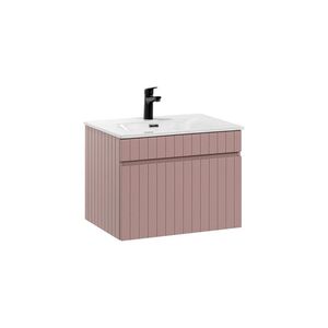 Imagine Set dulap de baie cu lavoar, 60 cm Sky, Iconic Rose, Comad, MDF, roz antic