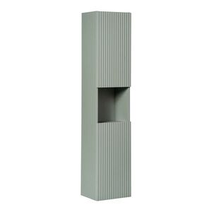 Imagine Dulap inalt cu usi, cu fixare pe perete, Line Reed Green, Comad, 30x25x140 cm, MDF/PAL laminat, verde reed