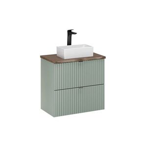 Imagine Set mobiler baie, dulap cu lavoar, 60 cm Casella, Line Reed Green, Comad, MDF/PAL laminat, verde reed