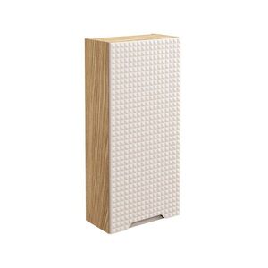Imagine Dulap suspendat cu 1 usa, Luxor Beige, Comad, 35x19x75 cm, MDF/PAL laminat, stejar