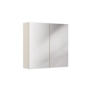 Imagine Cabinet cu oglinda si 2 usi, Bella Cashmere, Comad, 80x19x75 cm, PAL laminat, casmir mat