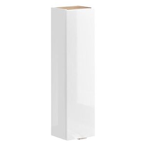 Imagine Dulap suspendat cu 1 usa, Capri White, Comad, 20x16x75 cm, MDF, alb lucios