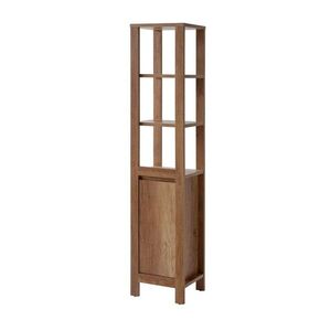 Imagine Dulap inalt cu usa, Classic Oak, Comad, 40x35x186 cm, PAL laminat, stejar roman