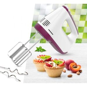 Imagine Mixer de mana Heinner, 400W, alb/visiniu