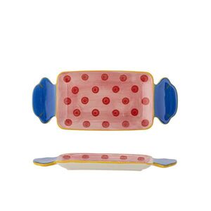 Imagine Platou pentru servire, Bloomingville, Caramella, 25.5x10.5x1.5 cm, ceramica, multicolor