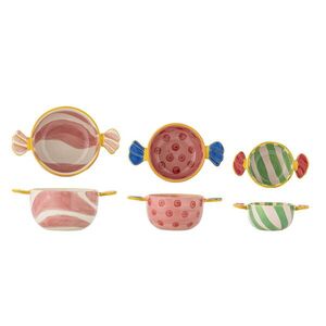 Imagine Set 3 boluri, Bloomingville, Caramella, 400 ml, 250 ml, 150 ml, ceramica, multicolor