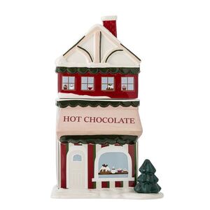 Imagine Recipient cu capac, Bloomingville, Gloria, 20.5x20.5x34 cm, 2.5 L, ceramica, rosu