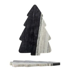 Imagine Tocator, Bloomingville, Diya, 35.5x22.5x1 cm, marmura, negru