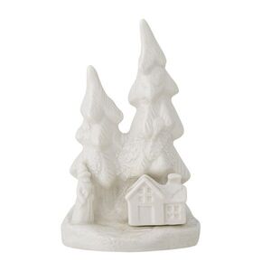 Imagine Decoratiune, Bloomingville, Fadima, 8.5x6.5x14 cm, ceramica, alb