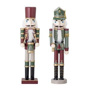 Imagine Set 2 decoratiuni, Bloomingville, Darren, 8x7x38 cm, lemn de pin/MDF, multicolor