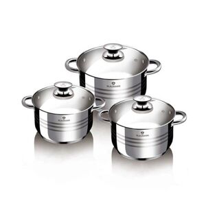 Imagine Set oale 6 piese, Blaumann, Gourmet Line, inox/sticla termorezistenta