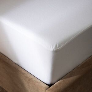 Imagine Protectie saltea impermeabila Seal, Homla, 140x200 cm, bumbac/poliuretan, alb