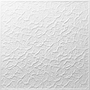 Imagine Tavan fals decorativ polistiren expandat Decosa Genova, alb, 49.5x49.5x0.7cm, bax 14 pachete x 1.96m