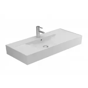 Imagine Lavoar suspendat Gala Albus alb 101x45 cm
