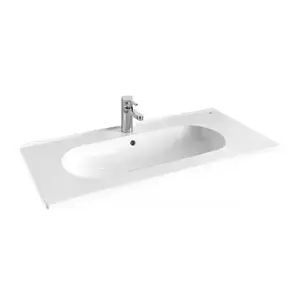 Imagine Lavoar pe mobilier Gala Klea alb 101x46 cm