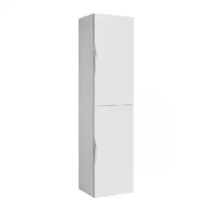 Imagine Dulap inalt suspendat Gala Agata 35x140 cm cm alb lucios
