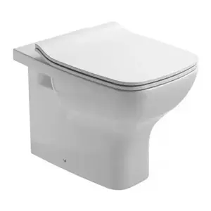 Imagine Vas WC pe pardoseala Gala Street Square 55x35.5 cm alb lipit de perete