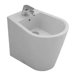 Imagine Bideu pe pardoseala Gala Glam 53x36.5 cm alb