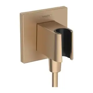 Imagine Cot iesire dus Hansgrohe Fixfit E cu suport para bronz periat