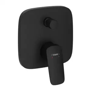 Imagine Baterie cada si dus incastrata Hansgrohe Logis negru mat monocomanda
