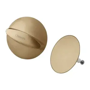 Imagine Capac sifon si preaplin Hansgrohe Flexaplus bronz periat