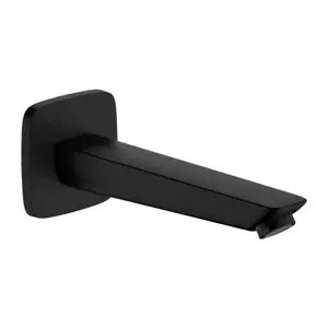 Imagine Pipa cada Hansgrohe Logis negru mat 19.5 cm