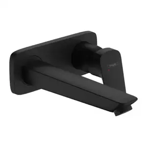 Imagine Baterie lavoar incastrata Hansgrohe Logis negru mat monocomanda