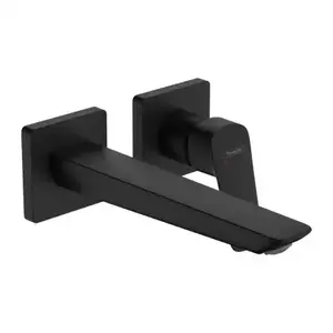 Imagine Baterie lavoar incastrata Hansgrohe Logis Fine negru mat monocomanda