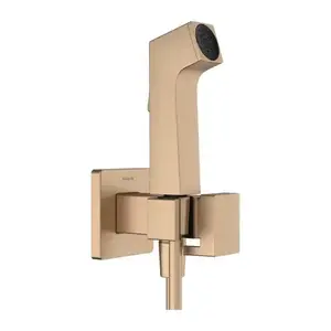 Imagine Sistem dus incastrat igiena intima Hansgrohe E EcoSmart bronz periat