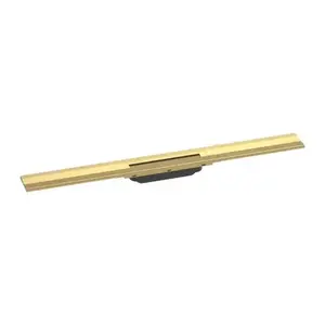 Imagine Grila pentru rigola dus Hansgrohe RainDrain Flex ajustabil 80 cm auriu lucios