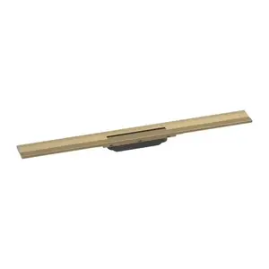 Imagine Grila pentru rigola dus Hansgrohe RainDrain Flex ajustabil 80 cm bronz periat