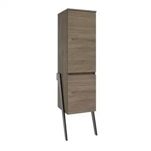 Imagine Dulap inalt stativ Defra Op-Arty 44x163 cm 2 usi nuc rockford natur
