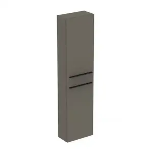Imagine Dulap inalt suspendat Ideal Standard i.life S 40x160 cm gri cuart mat 2 usi