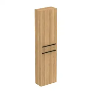 Imagine Dulap inalt suspendat Ideal Standard i.life S 40x160 cm stejar natural 2 usi