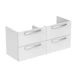 Imagine Baza lavoar suspendat Ideal Standard Tempo 4 sertare 120x44 cm alb lucios