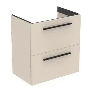 Imagine Baza lavoar suspendat Ideal Standard i.life S 2 sertare 60x37.5 cm bej nisipiu mat