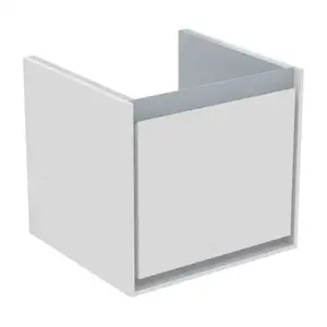 Imagine Baza lavoar suspendat Ideal Standard Connect Air 1 sertar 43x40.2 cm alb-gri