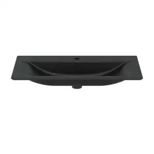 Imagine Lavoar pe mobilier Ideal Standard Connect Air negru mat 84x46 cm