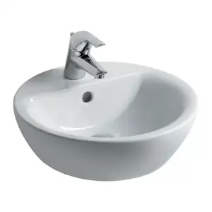 Imagine Lavoar pe blat Ideal Standard Connect Sphere alb lucios 43 cm