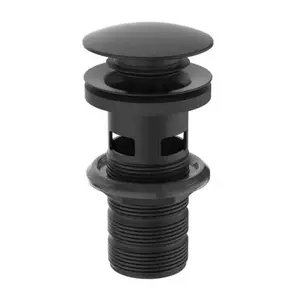 Imagine Ventil Click-Clack pentru lavoare cu preaplin Ideal Standard Multisuite negru mat