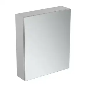 Imagine Dulap cu oglinda si iluminare LED Ideal Standard Mirror & Light finisaj aluminiu 60x70 cm