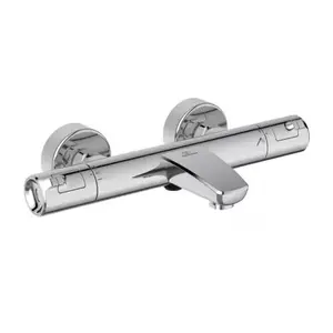 Imagine Baterie cada si dus termostatica Ideal Standard Ceratherm T50 crom lucios