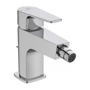 Imagine Baterie bideu Ideal Standard Cerafine D crom lucios cu ventil