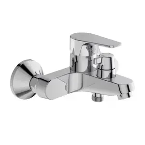 Imagine Baterie cada si dus Ideal Standard Cerafine D crom lucios cu divertor manual