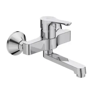 Imagine Baterie lavoar Ideal Standard Alpha crom lucios cu montare pe perete