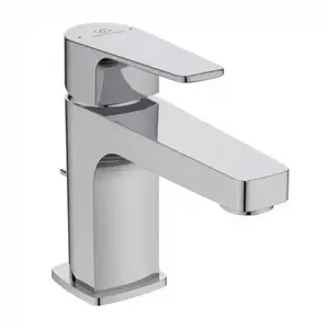 Imagine Baterie lavoar Ideal Standard Cerafine D H80 crom lucios cu ventil metalic
