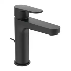 Imagine Baterie lavoar Ideal Standard Cerafine O H120 negru mat cu ventil metalic