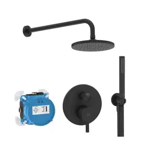 Imagine Sistem dus incastrat Ideal Standard Ceraline negru mat