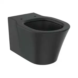 Imagine Vas WC suspendat Ideal Standard Connect Air AquaBlade 54x36 cm negru mat