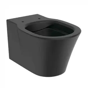 Imagine Vas WC suspendat Ideal Standard Connect Air RimLS+ 54x36 cm negru mat